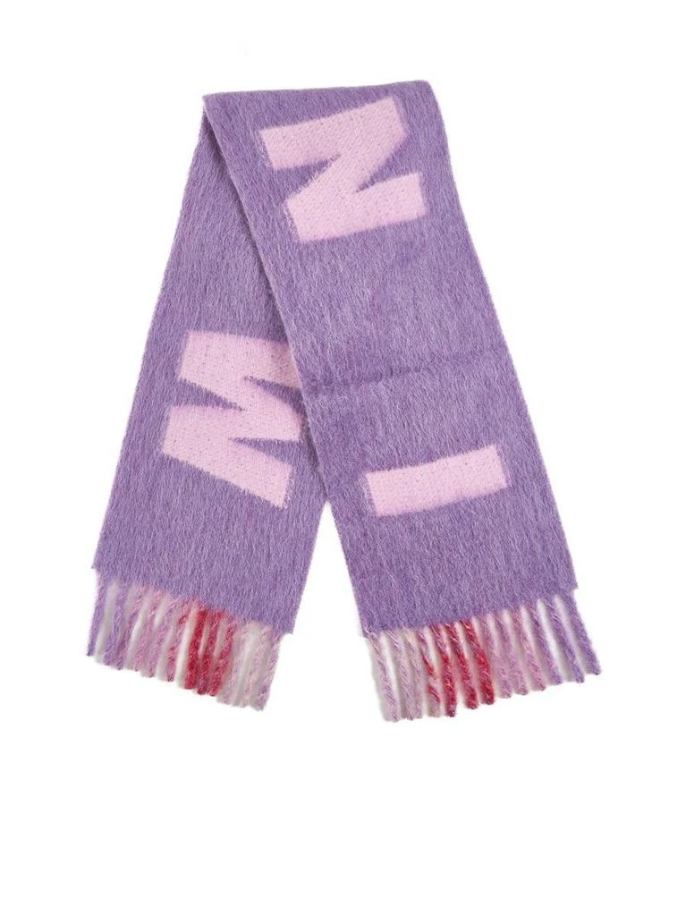 商品Marni|Marni Scarves & Wraps in Prune Violet,价格¥1934,第3张图片详细描述