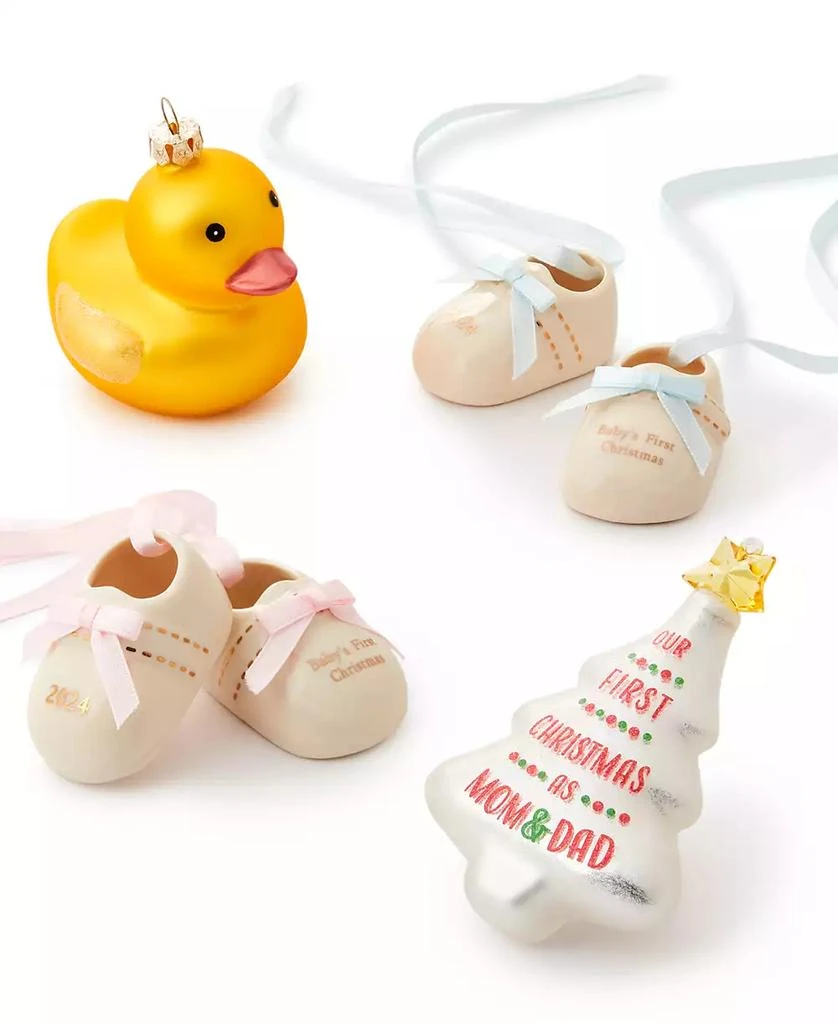 商品Holiday Lane|2024 Baby's First Christmas Pink Ornament Exclusively at Macy's,价格¥60,第4张图片详细描述