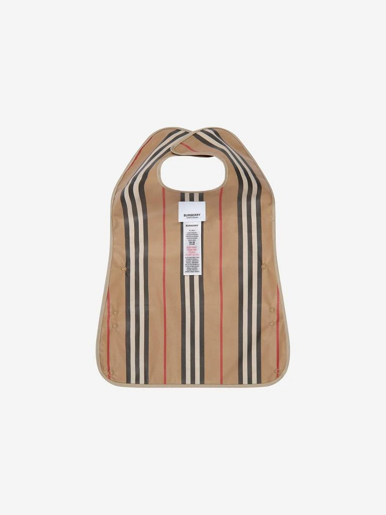 商品Burberry|Burberry Baby Beige Vintage Check Bib,价格¥589,第2张图片详细描述