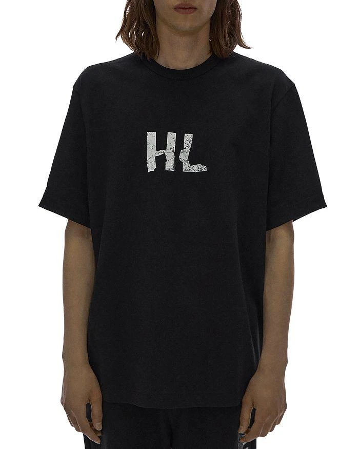 商品Helmut Lang|Crumple Logo Print Tee,价格¥786,第1张图片