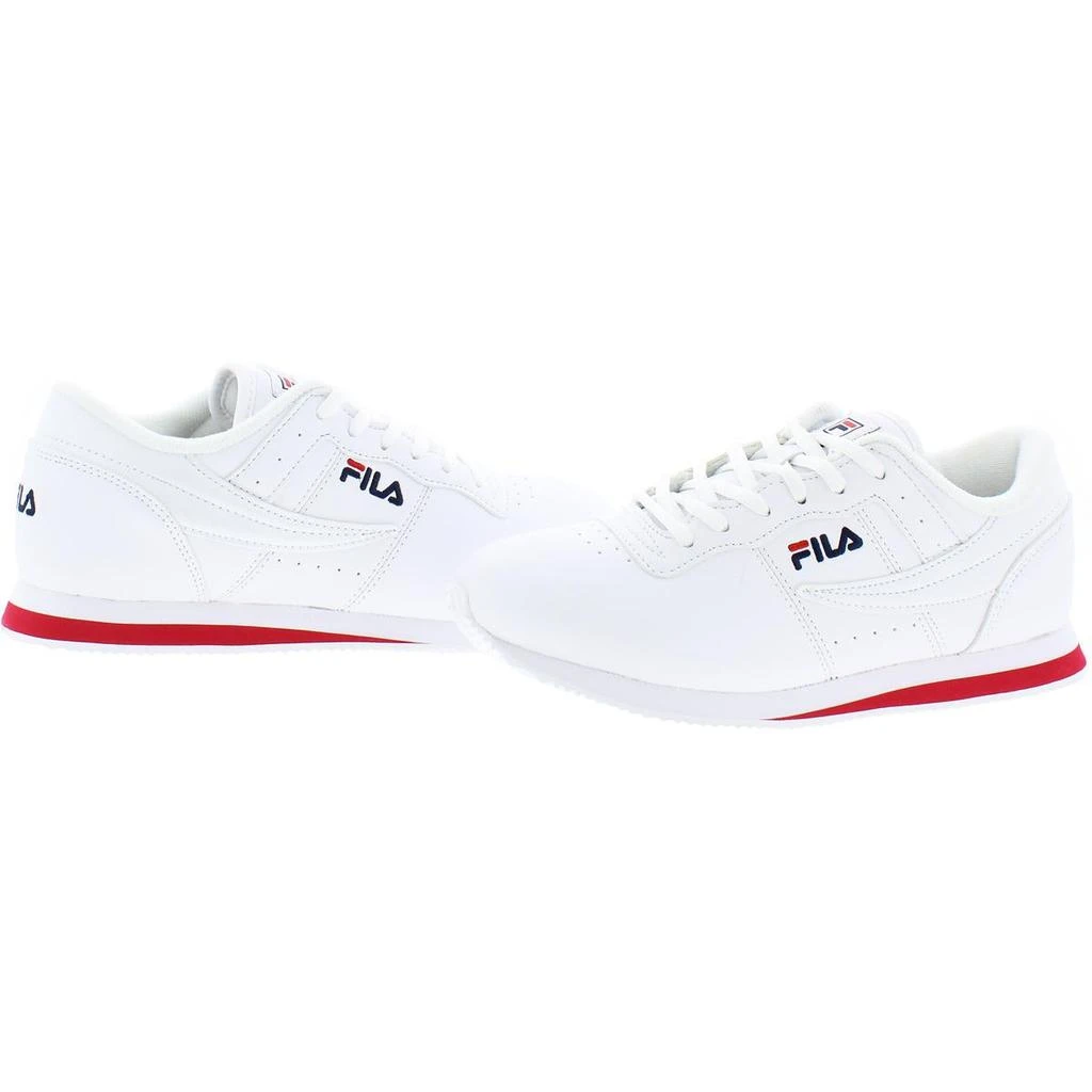 商品Fila|Fila Womens Machu Faux Leather Fitness Casual Sneakers,价格¥131,第3张图片详细描述