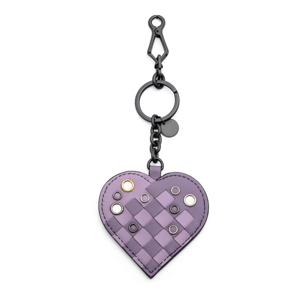 商品Bottega Veneta|Bottega Veneta Intrecciato Purple Leather Key Chain 510503-Va2I1-5263,价格¥1171,第1张图片