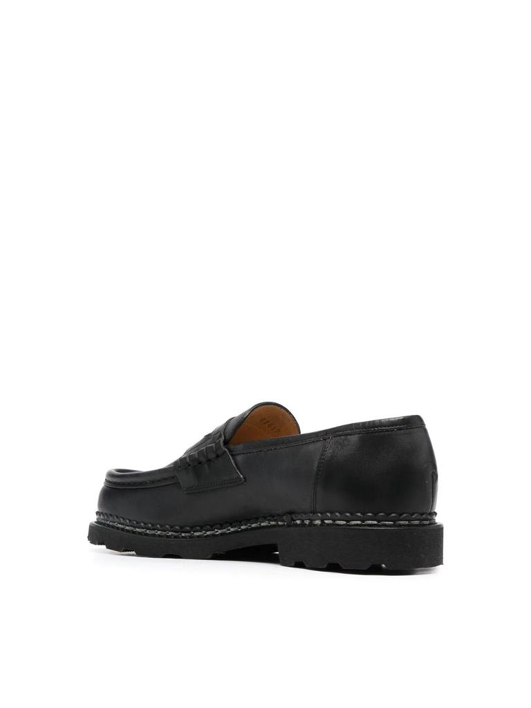 Paraboot Men's  Black Other Materials Loafers商品第2张图片规格展示