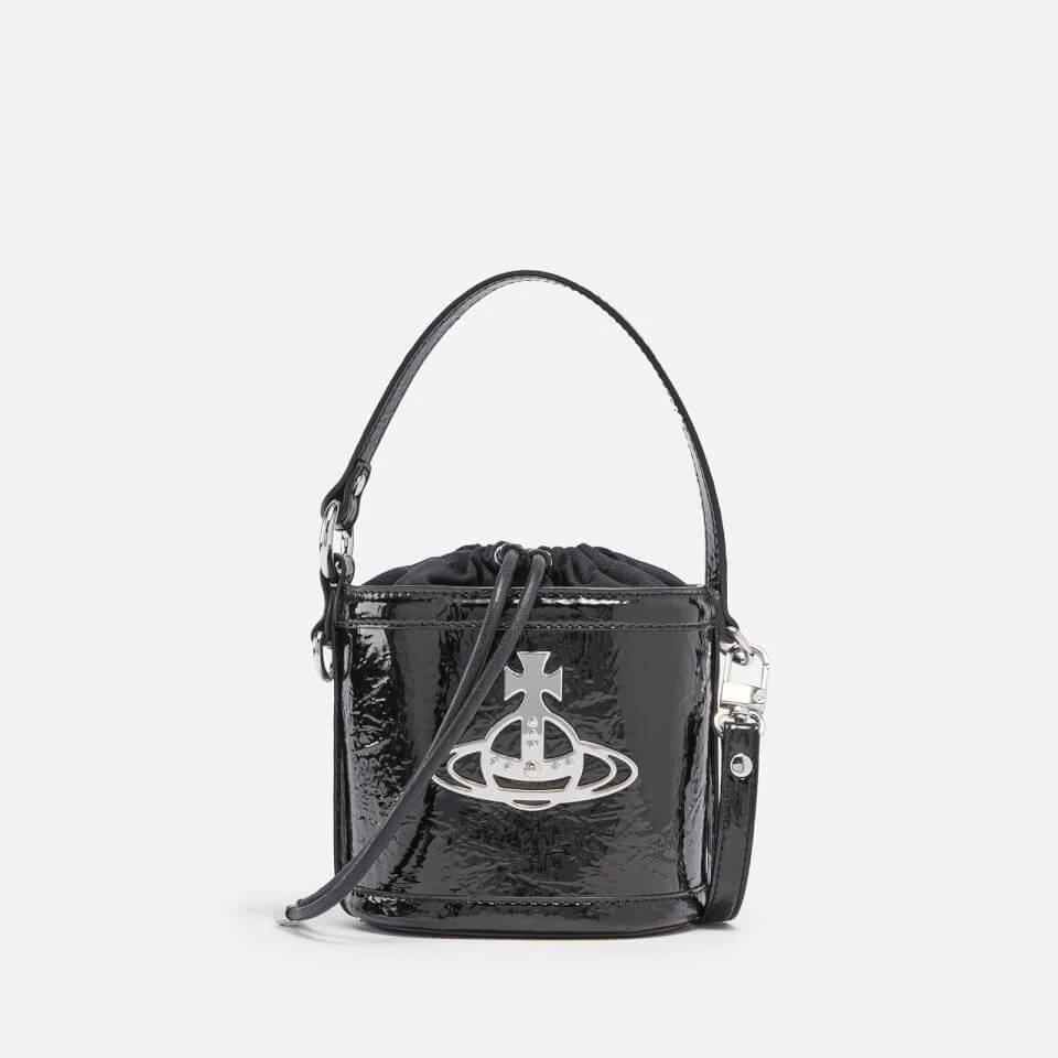 商品Vivienne Westwood|Vivienne Westwood Daisy Patent Leather Bucket Bag,价格¥2960,第1张图片