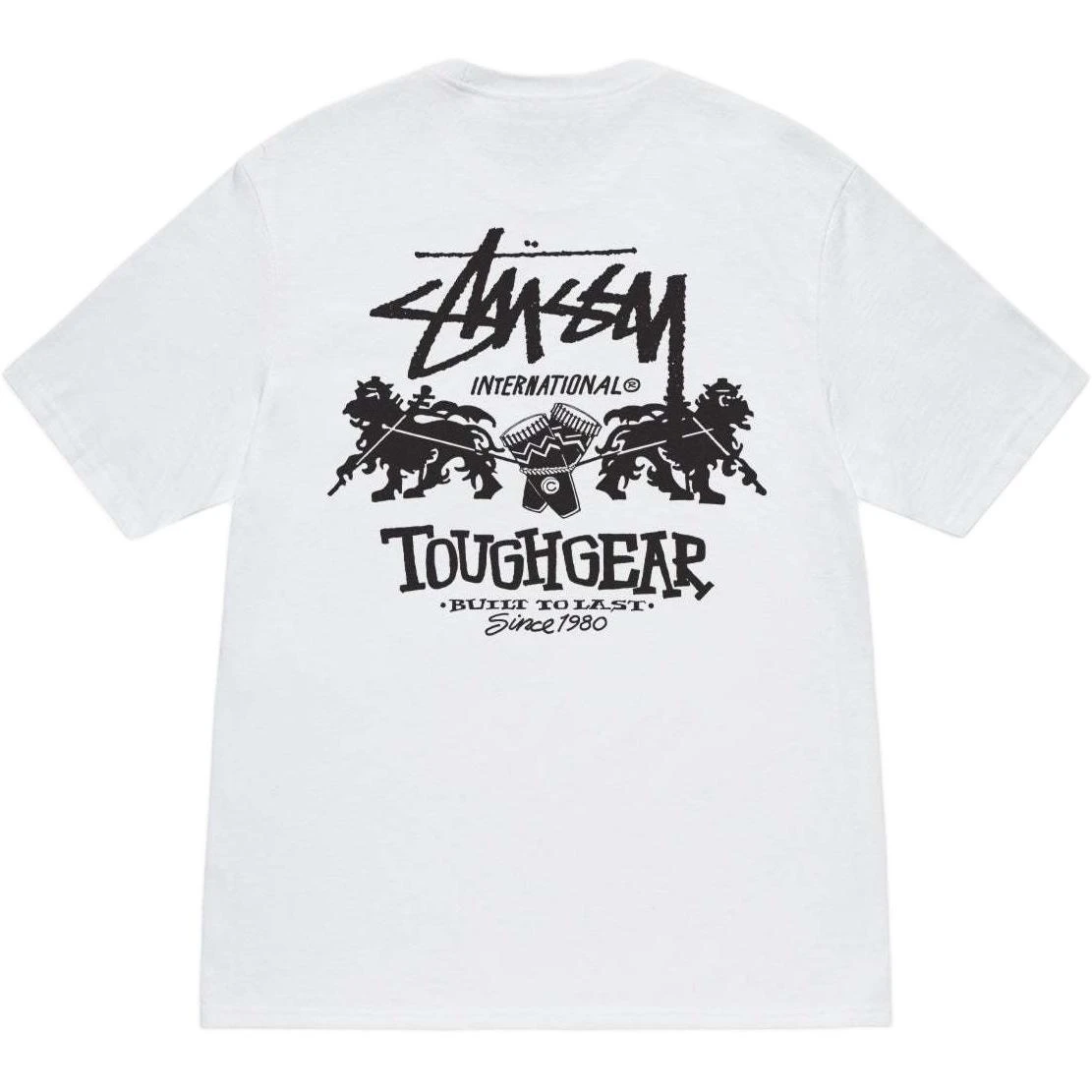 商品[国内直发] STUSSY|FW24 TOUGH GEAR INTERNATIONAL TEE logo印花宽松罗纹圆领短袖T恤 男女同款,价格¥737,第6张图片详细描述