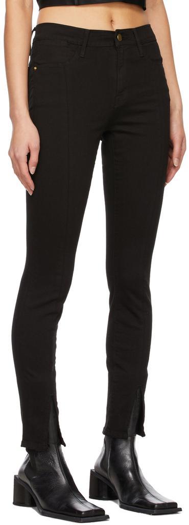 商品FRAME|Black 'Le High Skinny' Jeans,价格¥1615,第4张图片详细描述