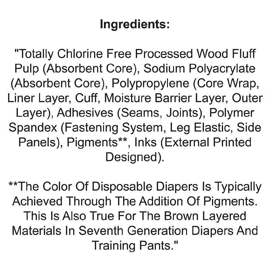 商品Seventh Generation|Free & Clear Potty Training Pants Size 2T/3T (M), up to 35 lbs,价格¥97,第4张图片详细描述