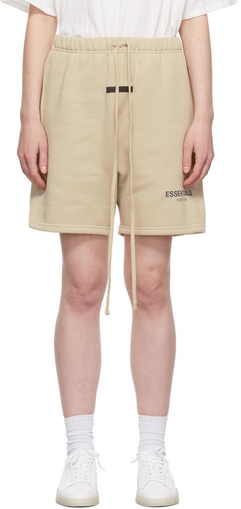商品Essentials| Essentials驼色抓绒运动短裤,价格¥549,第1张图片