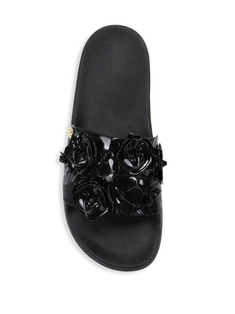 商品Tory Burch|Blossom Floral Applique Slides,价格¥601,第4张图片详细描述