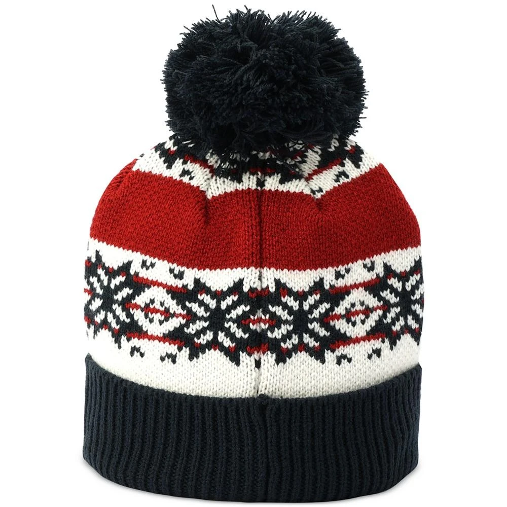 商品Tommy Hilfiger|Men's Snowflake Fair Isle Pom Pom Beanie,价格¥253,第2张图片详细描述