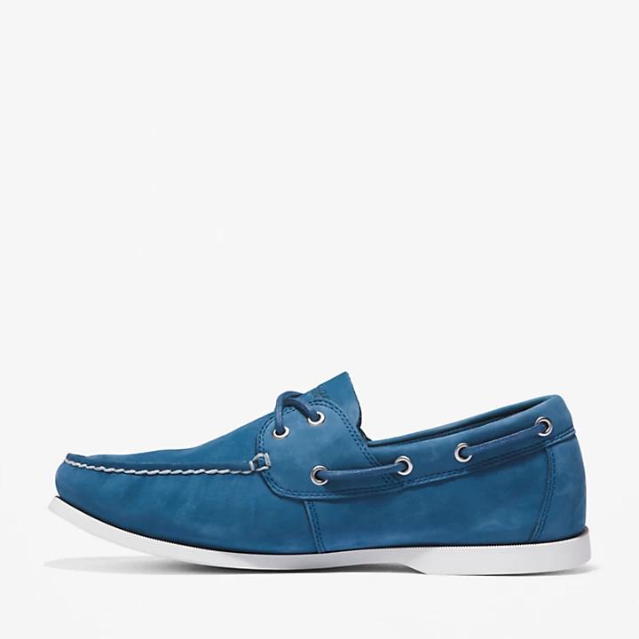 Cedar Bay Boat Shoe for Men in Dark Blue商品第6张图片规格展示