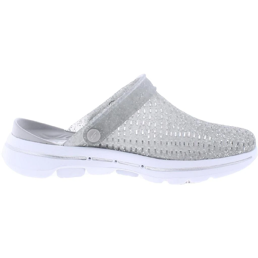 商品SKECHERS|Skechers Womens Go Walk 5-Ocean Glow Perforated Slingback Slip-On Sneakers,价格¥161,第3张图片详细描述