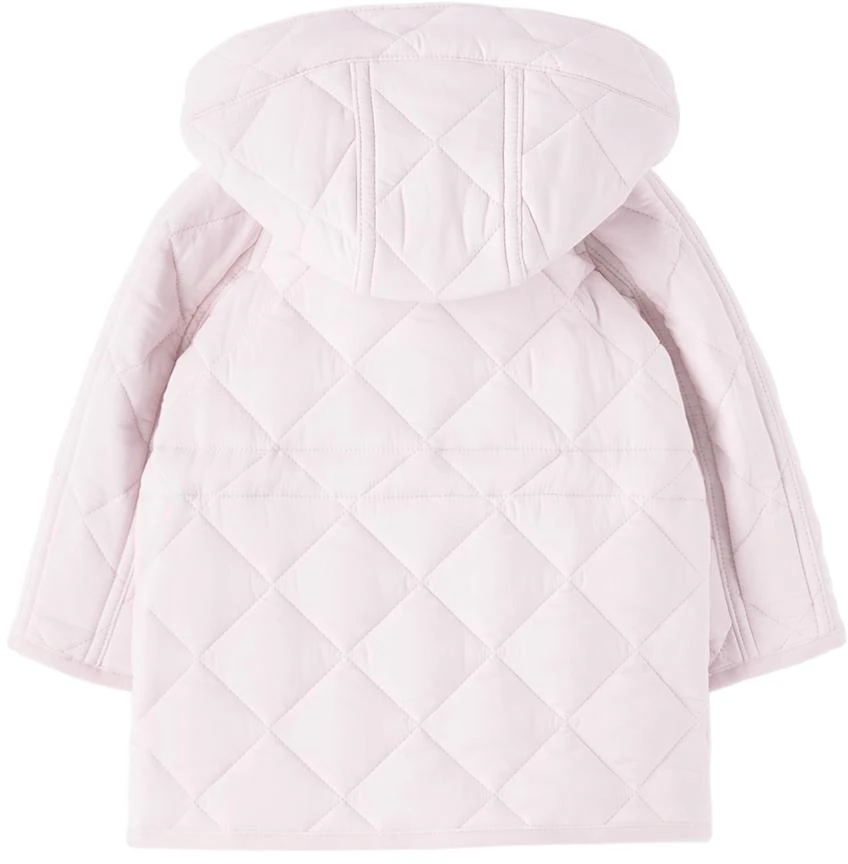 商品Burberry|Baby Pink Quilted Jacket,价格¥1515,第2张图片详细描述