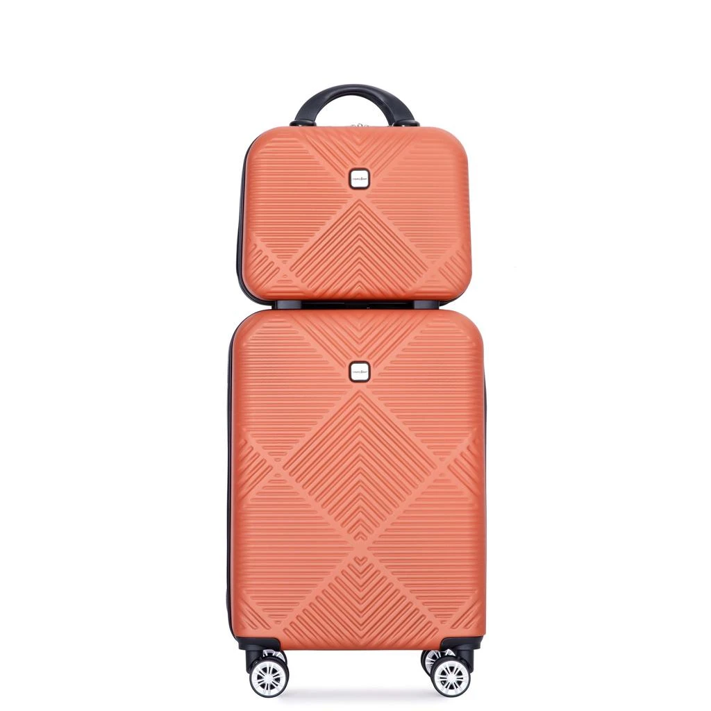 商品Streamdale Furniture|Streamdale Deluxe Two-Piece Carry-On and Cosmetic Case Set,价格¥852,第5张图片详细描述