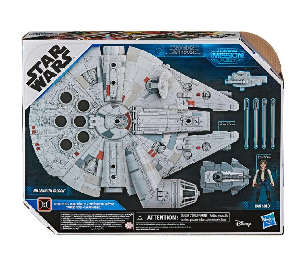 商品Star Wars|Mission Fleet Han Solo And Millennium Falcon Figures,价格¥449,第2张图片详细描述