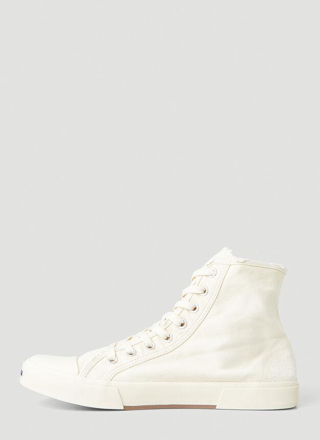 Paris High Top Sneakers in White商品第3张图片规格展示