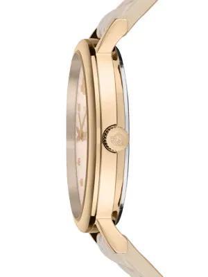 商品Versace|36MM Rose Goldtone Stainless Steel & Leather Strap Watch,价格¥4038,第4张图片详细描述