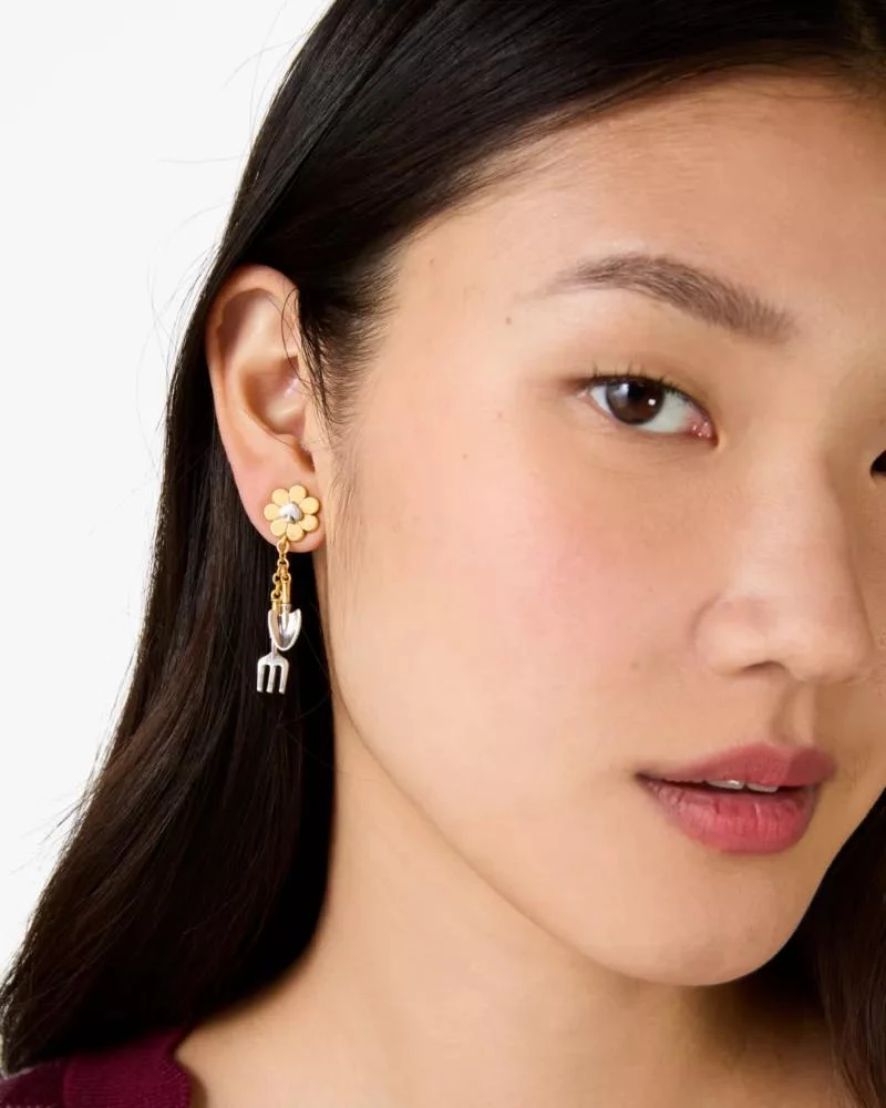 商品Kate Spade|Garden Glam Garden Tools Earrings,价格¥220,第2张图片详细描述