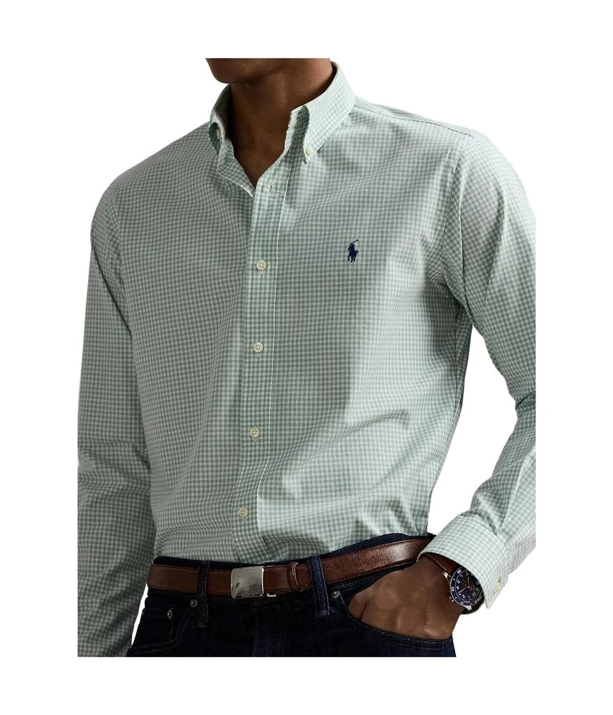 商品Ralph Lauren|Classic Fit Gingham Stretch Poplin Shirt,价格¥1000,第3张图片详细描述