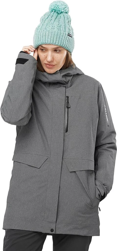 商品Salomon|Stance Cargo Insulated Hooded Jacket - Women's,价格¥1084,第1张图片