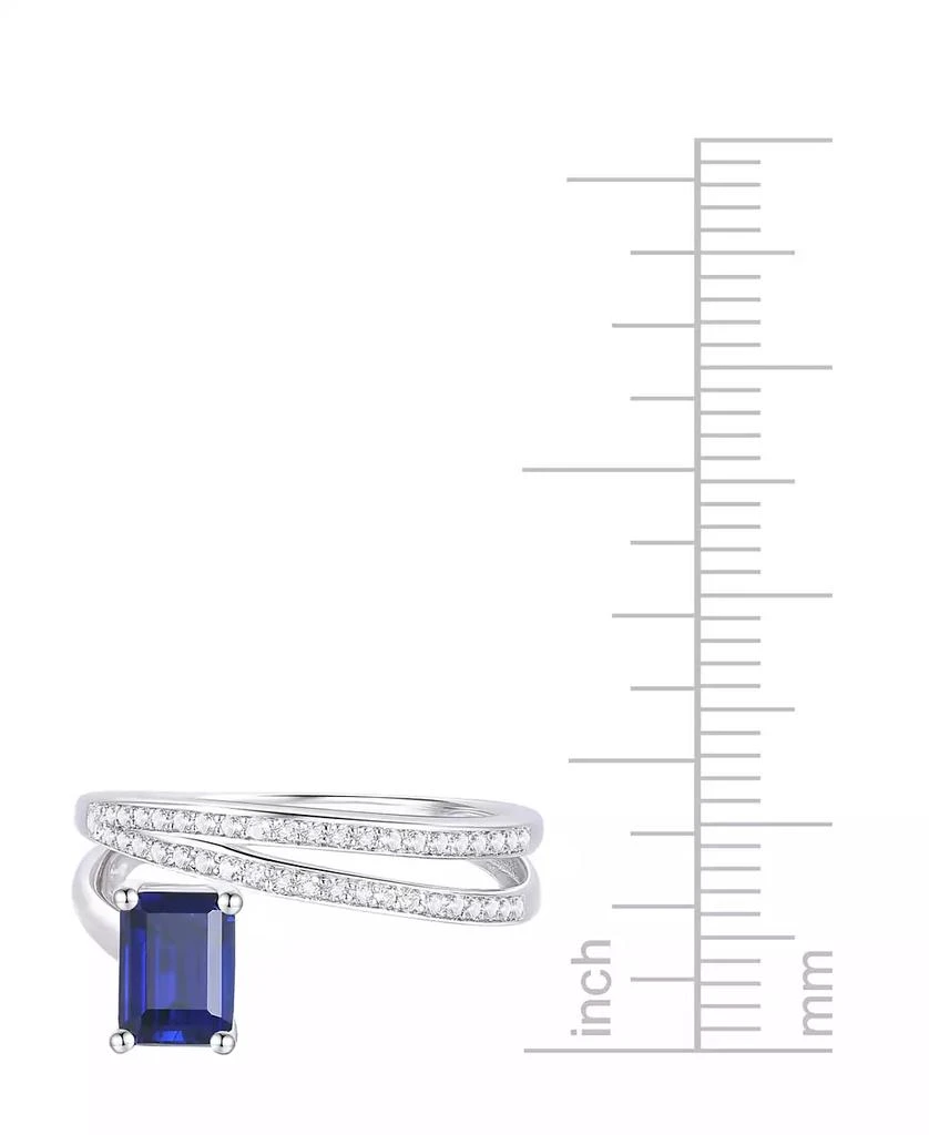 商品Macy's|Amethyst (7/8 ct. t.w.) & Lab Grown White Sapphire Accent Coil Ring in 14k Gold-Plated Sterling Silver (Also in Additional Gemstones),价格¥473,第4张图片详细描述