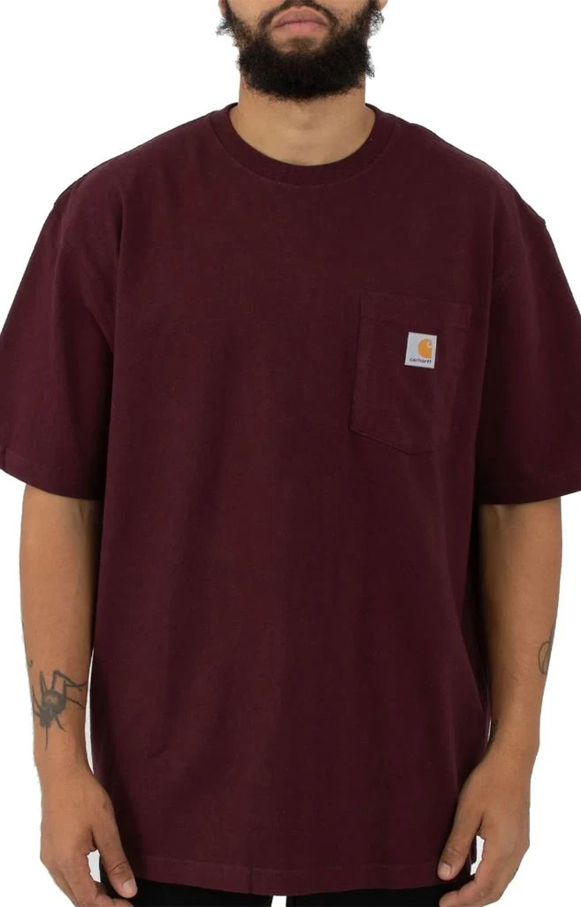 商品Carhartt|(K87) Workwear Pocket T-Shirt - Port,价格¥157,第1张图片