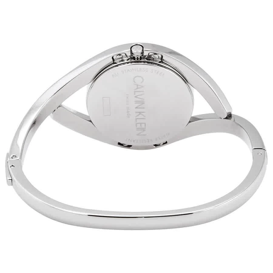 商品Calvin Klein|Calvin Klein Party Small Silver Dial Bangle Ladies Watch K8U2S116,价格¥372,第3张图片详细描述