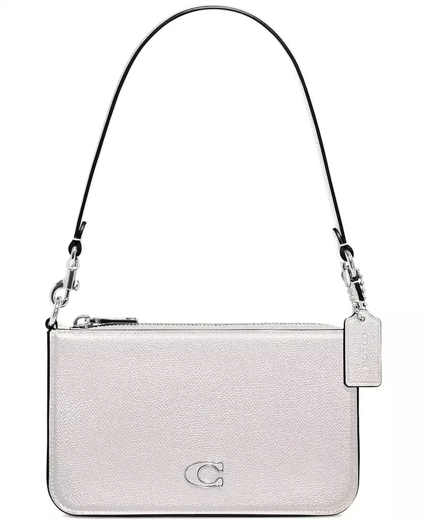 商品Coach|Small Pouch Crossgrain Leather Shoulder Bag,价格¥1505,第1张图片