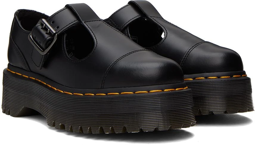 商品Dr. Martens|女式 黑色 Bethan 光滑厚底牛津鞋,价格¥816,第4张图片详细描述