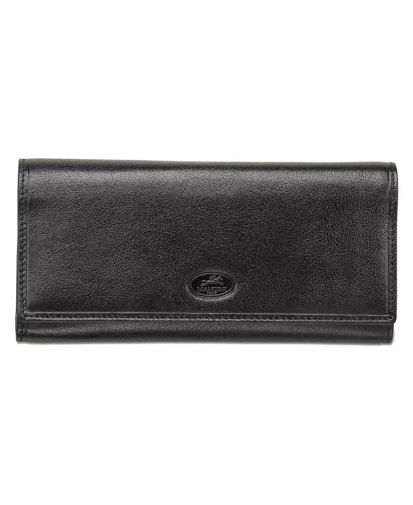 商品Mancini Leather Goods|Equestrian-2 Collection RFID Secure Trifold Wallet,价格¥449,第1张图片