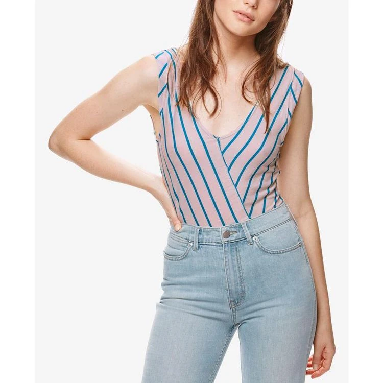 商品Free People|Memphis Striped V-Neck Top,价格¥131,第2张图片详细描述