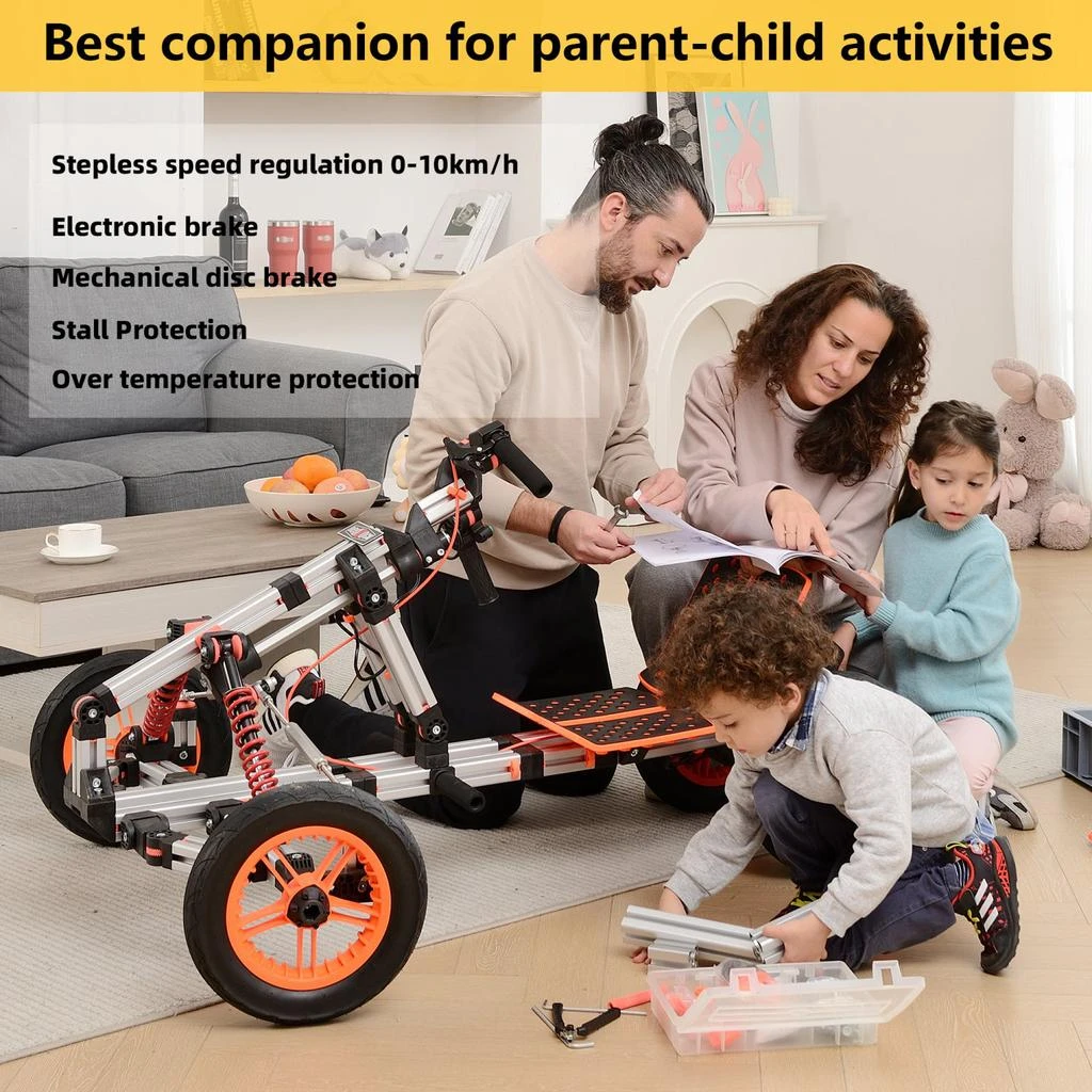 商品Simplie Fun|Modular design High-strength material electric innovation kart,价格¥15832,第2张图片详细描述