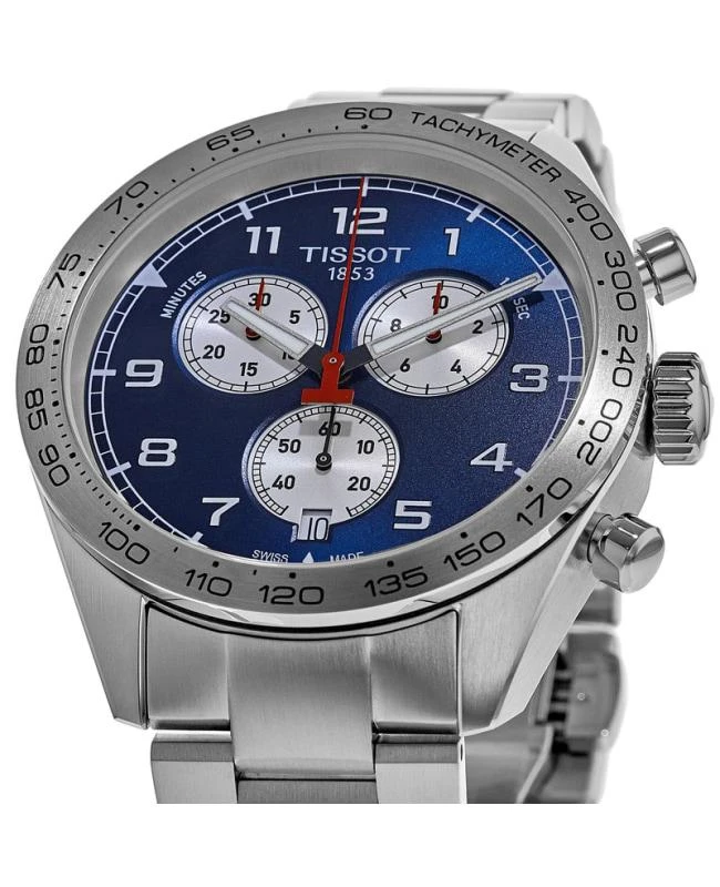 商品Tissot|Tissot PRS 516 Chronograph Blue Dial Steel Men's Watch T131.617.11.042.00,价格¥2404,第3张图片详细描述