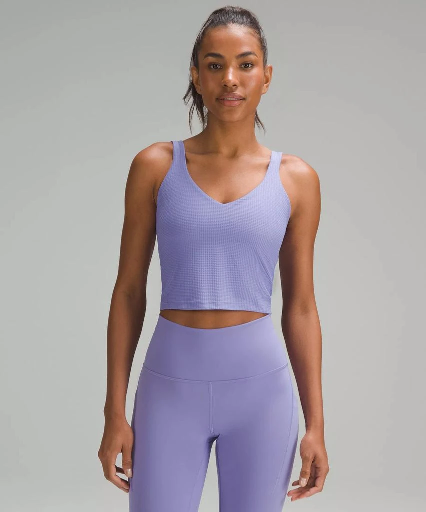 商品Lululemon|Scoop Neck Yoga Tank Top *Grid Texture,价格¥366,第5张图片详细描述