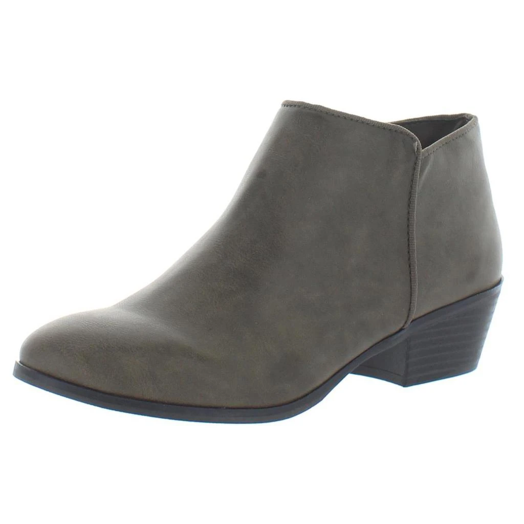 商品Style & Co|Style & Co. Womens Wileyy Faux Suede Zipper Booties,价格¥39,第3张图片详细描述