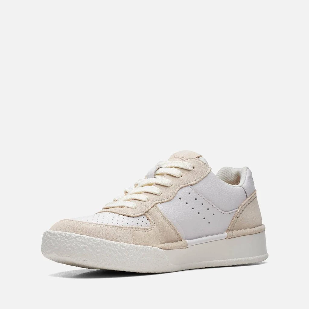 商品Clarks|Clarks Women's CraftCup Leather and Suede Trainers,价格¥512,第3张图片详细描述