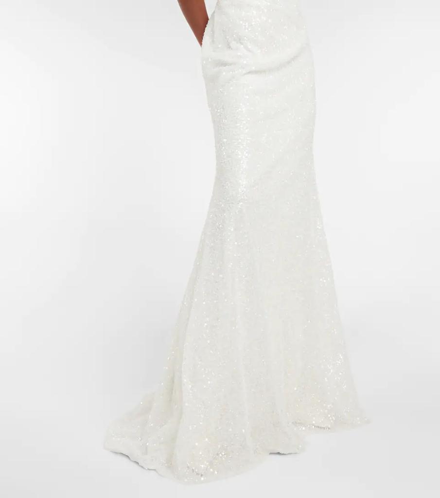 新娘造型 — Cora Cocotte亮片金葱长礼服商品第6张图片规格展示