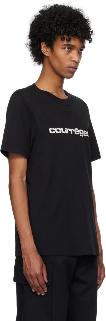 商品Courrèges|黑色 AC Printed T 恤,价格¥1515,第2张图片详细描述