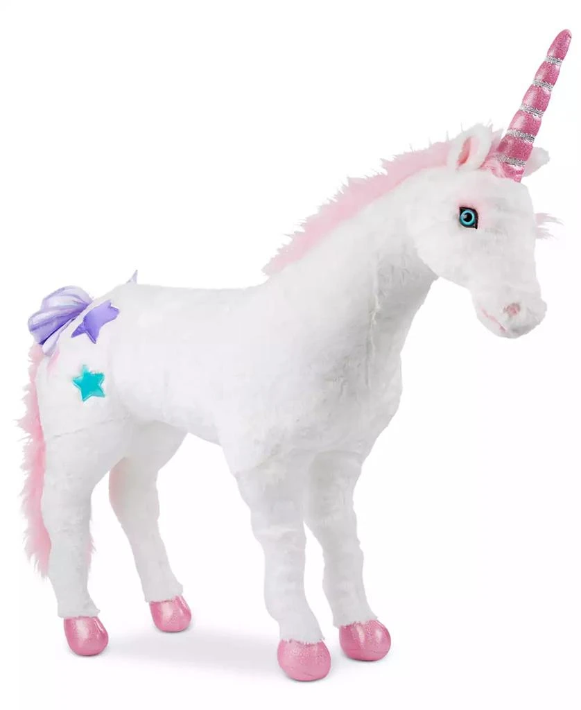 Melissa & Doug Giant Unicorn - Lifelike Plush Stuffed Animal (over 2 feet tall) 商品