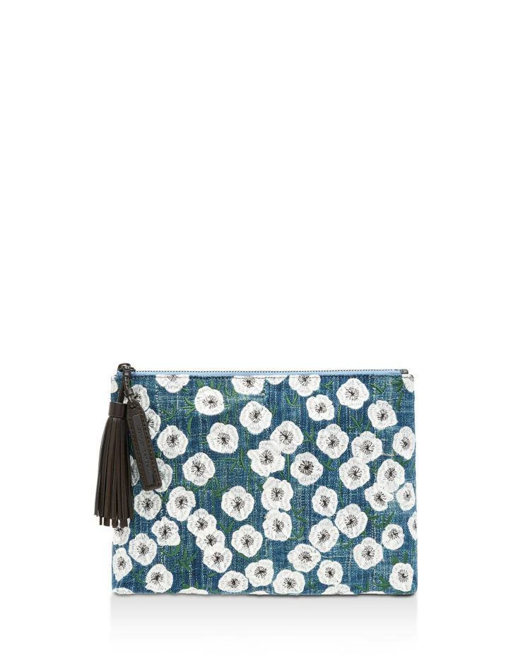 商品Loeffler Randall|Woven Embroidery Tassel Pouch,价格¥2197,第3张图片详细描述