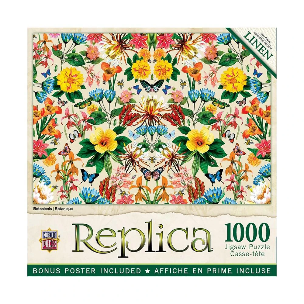 商品MasterPieces Puzzles|Replica - Botanicals 1000 Piece Adult Jigsaw Puzzle,价格¥164,第2张图片详细描述