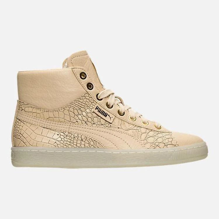 商品Puma|Women's Puma Basket Winter Mid Casual Shoes,价格¥520,第3张图片详细描述