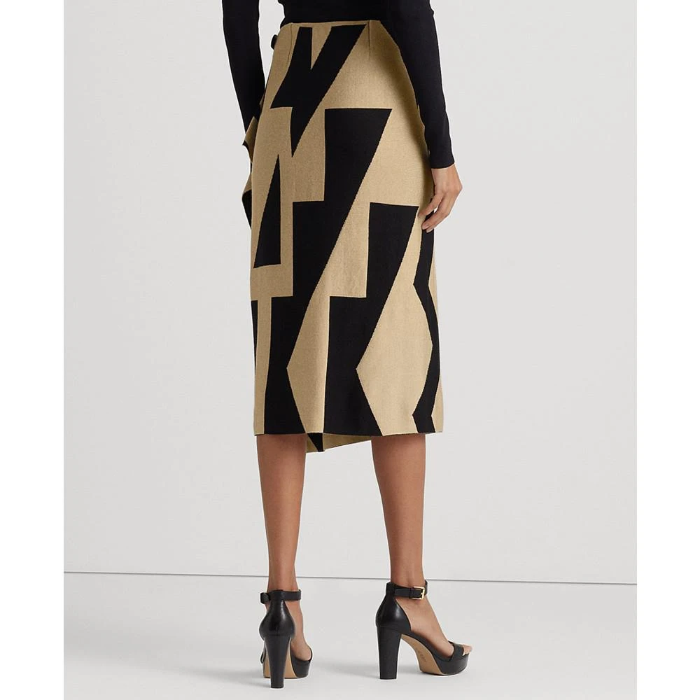 商品Ralph Lauren|Women's Geo-Print Cotton-Blend Pencil Skirt,价格¥1100,第2张图片详细描述