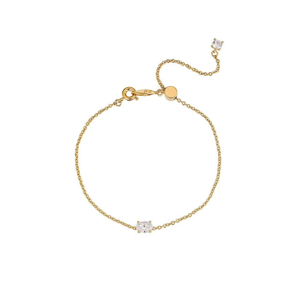 商品Eliot Danori|18K Gold Plated Oval Line Bracelet, Created for Macy's,价格¥280,第1张图片