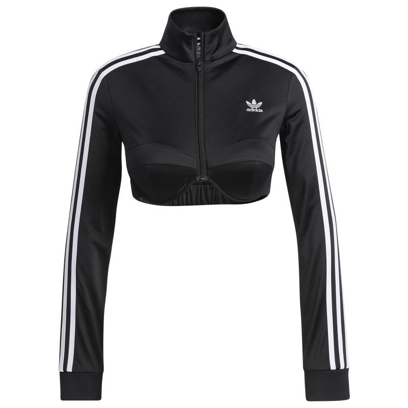 商品Adidas|adidas Originals Mono JS Crop Track Top - Women's,价格¥537,第5张图片详细描述