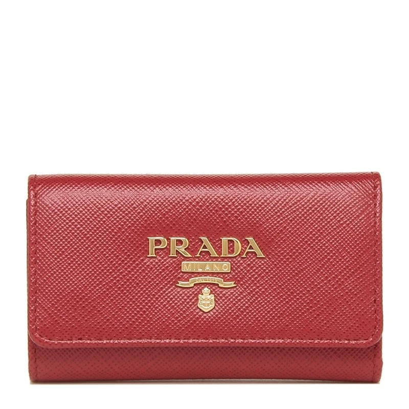 商品Prada|PRADA 红色女士钥匙包 1PG004-QWA-F068Z,价格¥2190,第1张图片