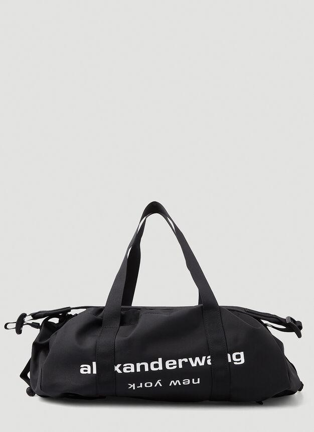 商品Alexander Wang|Primal Drawstring Duffle Shoulder Bag in Black,价格¥2619,第4张图片详细描述