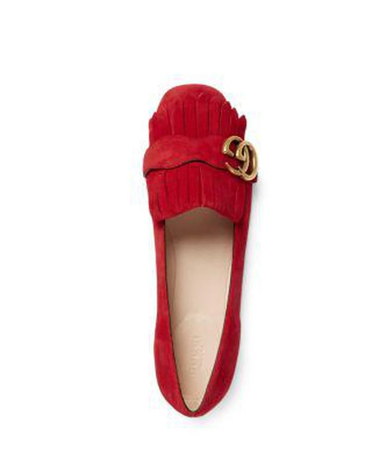 商品Gucci|Women's Marmont Suede Flats,价格¥4710,第3张图片详细描述