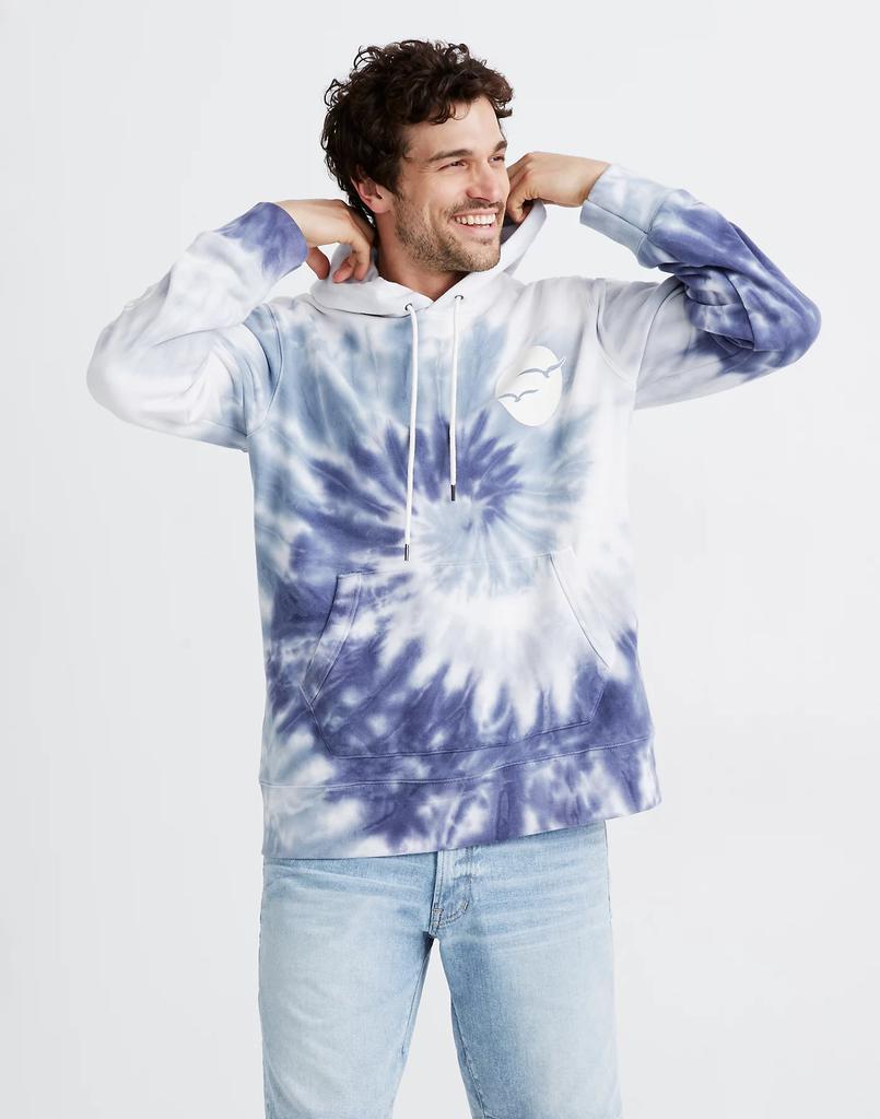 商品Madewell|Tie-Dye Hoodie Sweatshirt,价格¥502,第3张图片详细描述