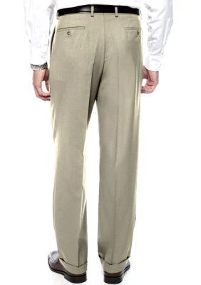 商品Ralph Lauren|Ralph Lauren Classic Fit Total Comfort Pleated Dress Pants,价格¥541,第2张图片详细描述